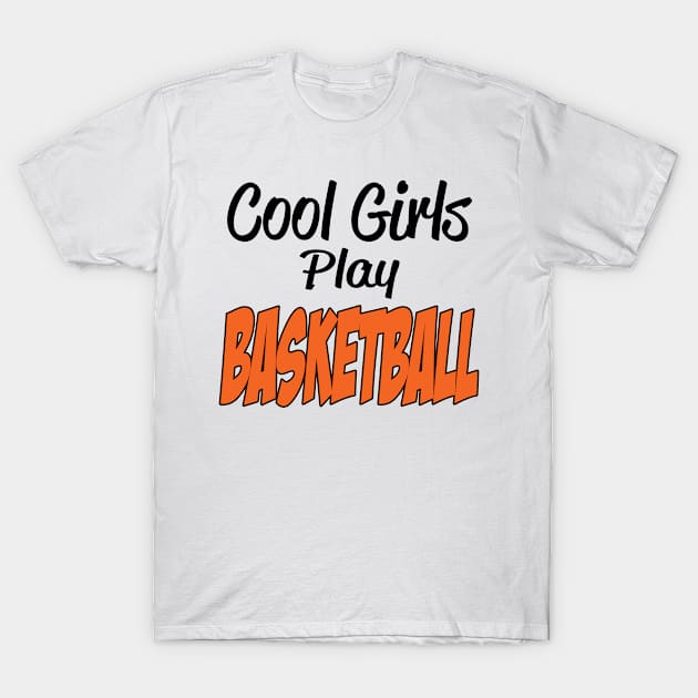 Girls Basketball T-Shirt by Hudkins